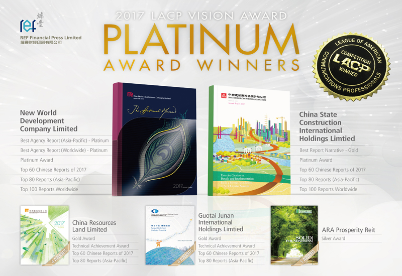 2017 LACP PLATINUM AWARD WINNERS